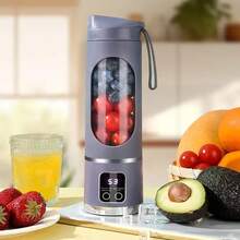 JUICER CUP 便攜式USB充電攪拌機果汁機 - 易於清洗，適用於水果和蔬菜汁、果昔 - 容量從10.14盎司到16.91盎司 - 彩色 - 查看 13