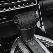 Universal Anti-Slip Gear Shift Cover, Designed For Automatic Car Interior, Provides Non-Slip Grip. Breathable Mesh Gear Shift Sleeve For Automatic Transmission, Universal Car Interior Accessory. Embossed Gear Shift Cover Car Gear Protection Sleeve. Convenient And Practical, Sturdy And Durable. Storage & Organization, Beautiful And Practical. - Multicolor - View 7