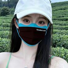 10pcs Mars Green Face Masks, 3-Ply Thickened Texture, Unisex, Individually Wrapped - Multicolor - View 4