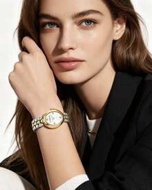 Coach SAMMY Women's Quartz Watch Alloy Watches Elegant Dial Watches With Chain Strap - Silver and Gold - View 6