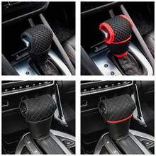 Universal Anti-Slip Gear Shift Cover, Designed For Automatic Car Interior, Provides Non-Slip Grip. Breathable Mesh Gear Shift Sleeve For Automatic Transmission, Universal Car Interior Accessory. Embossed Gear Shift Cover Car Gear Protection Sleeve. Convenient And Practical, Sturdy And Durable. Storage & Organization, Beautiful And Practical. - Multicolor - View 6