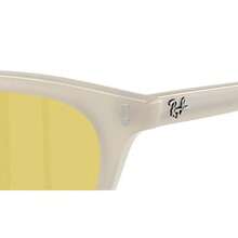 Ray-Ban 53mm Polarized Pillow Sunglasses |  | Men Sunglasses - White - View 6