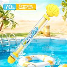 1pc Shell Fireworks Water Gun, Kids Toy Water Gun, Pool Toy, Water Toy, Children Toy, Garden Toy, Beach Toy, Outdoor Swimming Pool Toy - Multicolor - View 8