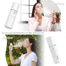Nano Facial Mist, Facial Steamer, Moisturizing Mist Humidifier, Portable Mini Facial Mist, Rechargeable Beauty Device, Moisturizing And Hydrating, Suitable For Skincare, Makeup, And Eyelash Extensions. - Nhiều màu - Xem 5