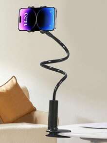 1pc Rotatable Slouchy Phone Stand, Multifunctional Phone Desktop Stand, Suitable For Desktop, Bedside, Universal Phone Stand, Foldable Phone Stand, Suitable For Student Dorm Use, Convenient For Watching Videos - Multicolor - View 9