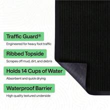 Heavy Duty Waterproof Entryway Mat 72x48 – Non Slip Commercial Floor Rug With Strong Backing, Low Profile Carpet Runner For Home, Office, Garage & Hallway Use (Black) - Black + 72" X 48" + 1 - View 5