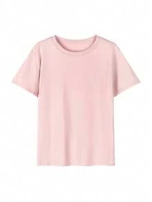 Oversized Drop Shoulder Tee With Spanish Text And Cool Cat Print. Funny And Stylish Streetwear, Soft And Comfy For Daily Casual Wear. - Pink - View 3