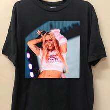 K.Arol G Concert Graphic T-Shirt, Latin Pop Singer Black Tee - Black - View 1