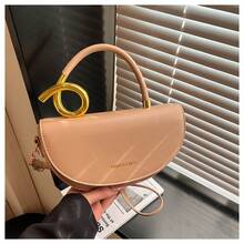 Bolso de Cuero Genuino para Mujer, Elegante Bolso de Mano y de Hombro para Oficina, Citas y Fiestas 2026, Casual, Gran Capacidad,  de Moda, Calidad, Bandolera, de un Solo Hombro, Estilo Saddle, Bolso de Axila para Mujer - Negro - Ver 9