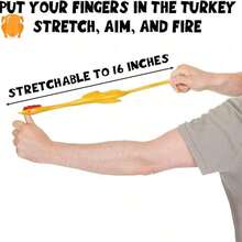 5/10/20/30/48PCS Stretchy Slingshot Rubber Chicken Toy, Novelty Soft Bouncy Fidget Finger Sensory Toy, Bulk Party Favors For Goodie Bag Pinata Filler Classroom Reward Christmas Stocking Stuffer Easter Exchange Gift - Multicolor - View 7