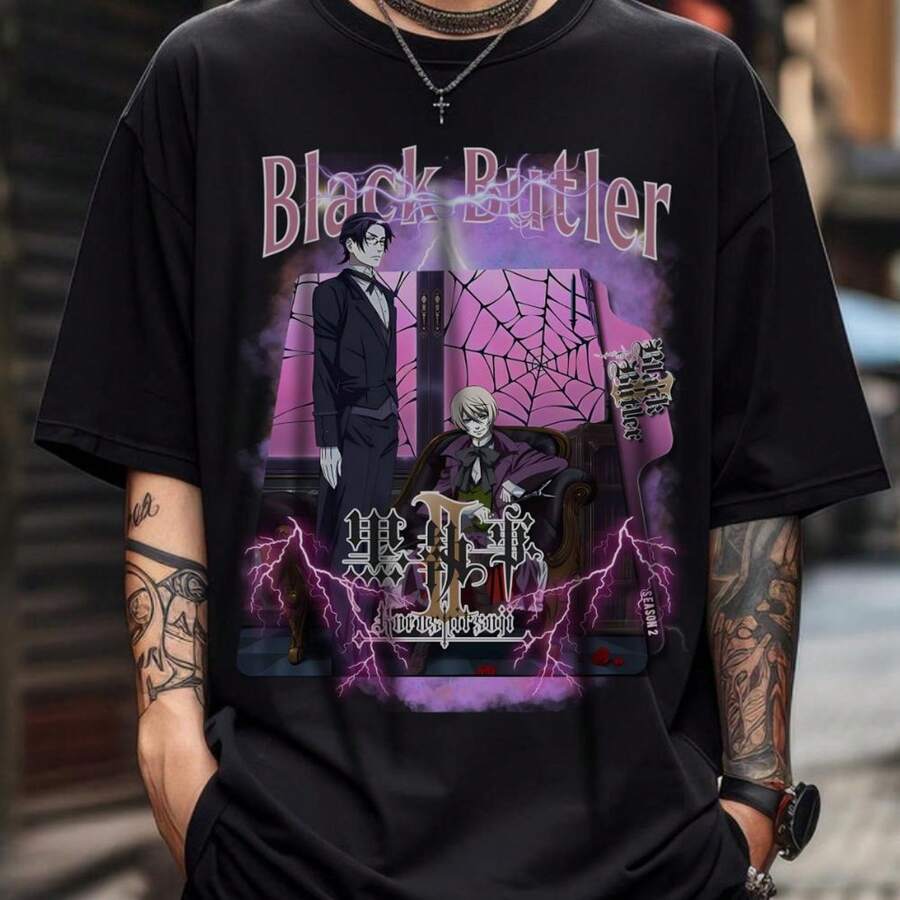 Camiseta de anime, sudadera de anime, ropa de anime, regalo de anime para otakus, camiseta vintage de anime, camiseta unisex, la mejor camiseta de anime, camiseta básica de algodón para hombre de 220 g con estampado de anime: comodidad inigualable, adecuada para todas las personas, ya sean mujeres u hombres, tejido duradero de alta calidad apto para todas las estaciones, suave al tacto pero hecho para durar, tops transpirables, conjuntos de otoño para mujer, conjuntos de vacaciones para mujer, disfraces de Pascua y Día de San Patricio para mujer. - Negro - Ver 1