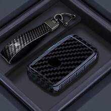 适用于 Alexa 3 CX30 CX-4 CX5 CX-5 CX8 CX-8 CX-30 CX9 CX-9 的 ABS 碳纤维纹理汽车遥控钥匙保护壳，配件齐全。 - A款 - 查看 11