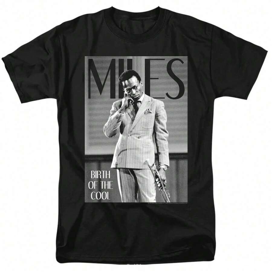 Miles.Davis:The Birth Of Cool - Black T Shirt - Black - View 1