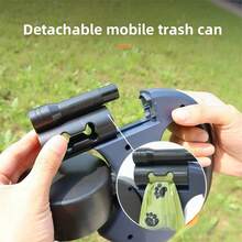 1 Retractable Dual-Ended Dog Leash, Automatic Extending Pet Traction Rope, Anti-Pulling Dual Dog Leash - Multicolor - View 4