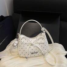 Bolso de mano moderno y versátil para mujer, estilo casual elegante con un toque de alta gama, bolso de hombro estiloso ideal para ir de compras. - Azul - Ver 6