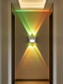 1/2pcs Bedroom Wall Lamp LED Bedside Light Motion Sensor Light Decorative Light Room Decor Light Suitable For Kitchen, Bedroom And Stairway Lighting 1200mAh - A款 - 查看 6