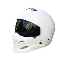1 buah Helm Motor dengan Pelindung Wajah Flip-Up, Desain Berbentuk Kalajengking, Terbuat dari Resin ABS untuk Perlindungan Keselamatan dan Ketahanan, Cocok untuk Pria dan Wanita Sepanjang Musim, Tersedia dalam Berbagai Warna Visor Cermin, Lingkar Kepala Dapat Diatur - Helm Kalajengking Warna Solid 856 - View 8