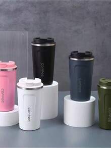 Thermal Mug With Lid And LED Temperature Display, 510 Ml, For Hot And Cold Drinks - Multicolor - View 3