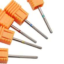 Easy Nail قطعة واحدة من رأس مثقاب الأظافر الأسطواني ذو الرأس المستدير من فولاذ التنجستن بساق 2.35 مم، أداة مانيكير احترافية، مناسبة لتقليم أظافر اليدين - متعدد الألوان - مشاهدة 4