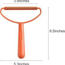Reusable Manual Hair Cleaner For Pet Hair, Carpet, And Sofa - Portable Lint Remover For Clothes And Furniture - 橘子 - 查看 4
