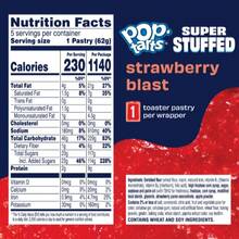 Pop Tarts Pop-Tarts Super Stuffed Strawberry Blast Toaster Pastries, 50% More Filling, Shelf-Stable, 10.9 Oz (5 Count) 5-Pack Bundle - Pastries - View 5