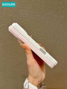 KOOLIFE White Magnetic TPU Phone Case, With Thin Ring, Contrast Ring And Lens Frame Design, Matte Texture, Anti-Drop And Anti-Scratch, Compatible With Iphone 18 Pro/18 Pro Max/17/17 Pro/17 Pro Max/16/15/14/13 - White - View 8