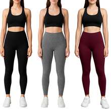 Flannel Pants For Cold Weather With Warm Lining, High Waist, Sizes S To XL. - Kit3-black-grey-wine - View 4