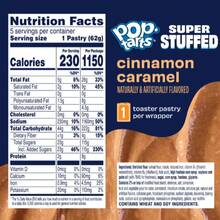 Pop Tarts Pop-Tarts Super Stuffed Cinnamon Caramel Toaster Pastries, 50% More Filling, Shelf-Stable, 10.9 Oz (5 Count) - Pastries - View 6