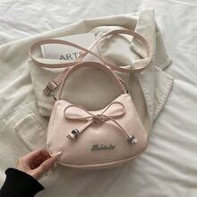 Bolso de mano moderno y versátil para mujer, estilo casual elegante con un toque de alta gama, bolso de hombro estiloso ideal para ir de compras. - Azul - Ver 10