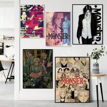 Monster Anime Classic Retro Wall Art, HD Canvas Print Poster, Suitable For Home, Living Room, Room Decoration Painting - Z10 - View 3