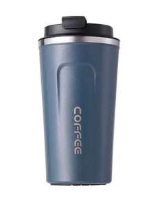 Thermal Mug With Lid And LED Temperature Display, 510 Ml, For Hot And Cold Drinks - Blue - View 1