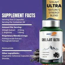 Miriyalyad Optimal PotencylShilajit UltraAdaptogen Energy Stamina Lmmune AntioxidantsMade In USA 120 Capsules - 2pcs - 查看 5