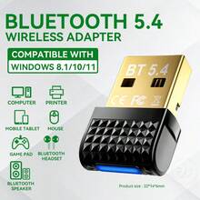 KZ USB Bluetooth Adapter, Bluetooth 5.4 Receiver Compatible With Windows 11/10/8.1/8/7 Computers, Bluetooth Transmitter Receiver For Keyboard/Mouse - View 13