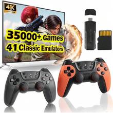 YIYI X2 Pro 復古遊戲機 4K輸出 無線控制器 插即用 便攜式遊戲主機 內建 35000+/42000+ 款遊戲 1人/2人街機遊戲機 (64G/128G) - 查看 3