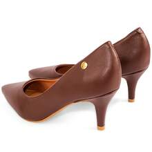 Vizzano Women's Low Heel Pump, Soft, Original - Chocolate Brown - View 5