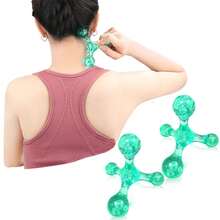 1pc Trigger Point Massage Tool, 4-Point Manual Deep Tissue Trigger Point Massager, Handheld Palm Acupoint Massage Tool, Suitable For Neck, Shoulder And Back Muscle, Relieve Tension, Relax Muscles, Triangular Pressure Point Design - Lightweight Portable, Durable, Unisex, Suitable For All Seasons And Festivals, Ideal Gift For Lover/Friend/Elder, Battery-Free - Multicolor - View 5