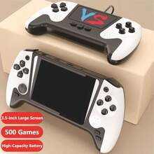 YIYI 500-In-1 經典復古手持遊戲機,便攜式 3.5 吋 HD 大螢幕遊戲機,1020mAh 可充電電池,支持 1/2 人遊戲與電視連接,適合作為聖誕節、生日和節日禮物送給男士和女士 - 1 件 - 查看 18