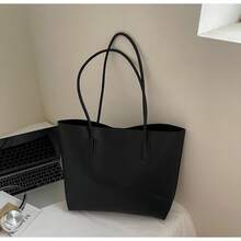 Bolso de Cuero Genuino para Mujer, Elegante Bolso de Mano y de Hombro para Oficina, Citas y Fiestas, Textura con Letras Grabadas 2026, Gran Capacidad, Nuevo y Moderno, Retro, Bolso de Hombro Único para Viajes Diarios - Plateado - Ver 8