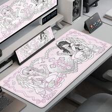 1 片装大型游戏鼠标垫，高精度追踪和稳定性 - 电竞鼠标垫 - 防滑 - 全桌面覆盖 - 电脑配件防滑橡胶底座，可爱美观的办公桌垫，适用于办公室、家庭、游戏玩家、学生和远程办公 - 美學風格 - 查看 17