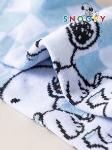 10/5/1 Pair Authentic Snoopy Men's Short Socks, Sweat-Absorbent, Versatile, Casual Sports Socks For Students Daily Wear - Multicolor - View 9