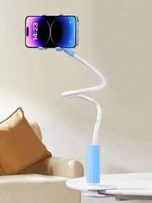 1pc Rotatable Slouchy Phone Stand, Multifunctional Phone Desktop Stand, Suitable For Desktop, Bedside, Universal Phone Stand, Foldable Phone Stand, Suitable For Student Dorm Use, Convenient For Watching Videos - Multicolor - View 8