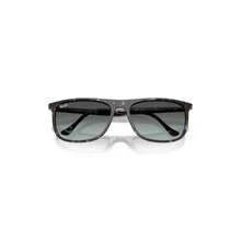 Ray-Ban 61mm Polarized Gradient Rectangular Sunglasses |  | Men Sunglasses - Blue Havana - View 4