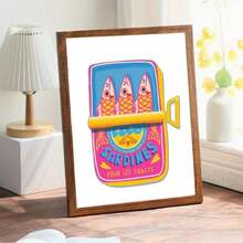 Kit Lukisan Berlian DIY, Desain Pola Ikan Kecil, Dekorasi Dinding Rumah untuk Pesta Liburan, Lukisan Gantung Artistik untuk Kamar Tidur dan Ruang Tamu, Tanpa Bingkai 30cm*40cm/11.8*15.7 Inci - berlian bulat - View 4