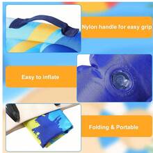 Inflatable Surfboard With Handle, Beach Floating Surfboard, Lightweight And Portable, Water Sports, Pool Inflatable Surfboard, Adult Summer Beach Surf Swimming Board, 5 Styles Available, Beach Essential, Beach Accessory - Multicolor - View 5