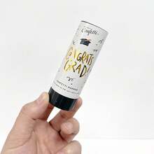5pcs/1pc Graduation Confetti Popper Cannon Set, Gold & Black Graduation Party Confetti Shooter, Congrats Grad Celebration Supplies For Class Of 2026 Graduation Party Decorations, Graduation Gift - Multicolor - View 8