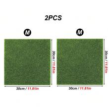 1片可重复使用可水洗迷你宠物草垫，适用于仓鼠、豚鼠，可装饰仓鼠笼，人造草垫，适用于仓鼠、小鼠、小型宠物 - 可重复使用草垫 - 查看 11