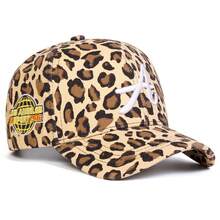 1pc Women's A Letter Embroidery Leopard Print Baseball Cap, Street Fashion Casual Hat For Spring/Autumn Outdoor, Travel, Beach - Multicolor - View 11