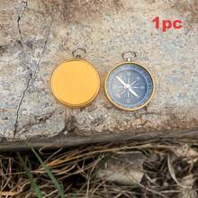 1pc Outdoor Compass, Unisex, Suitable For Camping, Hiking, Mountaineering, Fishing, Quick Direction Identification, Prevent Getting Lost, Essential Camping Tool, Mini Pocket Navigation Device, Camping Gear - Multicolor - View 6