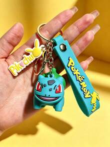 pokemon Móc khóa Pokémon 3D dễ thương, mặt dây chuyền hình nhân vật hoạt hình, móc khóa balo thời trang, phụ kiện trang trí chìa khóa xe hơi, phụ kiện thời trang hàng ngày, đồ trang trí thường ngày, phụ kiện trang trí tiệc. - móc khóa - Xem 11