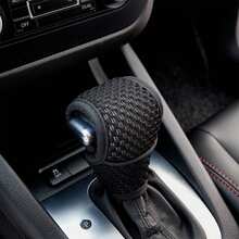 Universal Anti-Slip Gear Shift Cover, Designed For Automatic Car Interior, Provides Non-Slip Grip. Breathable Mesh Gear Shift Sleeve For Automatic Transmission, Universal Car Interior Accessory. Embossed Gear Shift Cover Car Gear Protection Sleeve. Convenient And Practical, Sturdy And Durable. Storage & Organization, Beautiful And Practical. - Multicolor - View 9